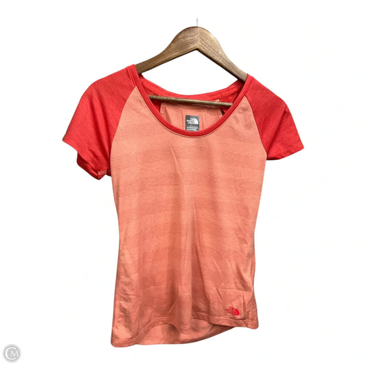 Top Short Sleeve By The North Face In Peach, Size: S