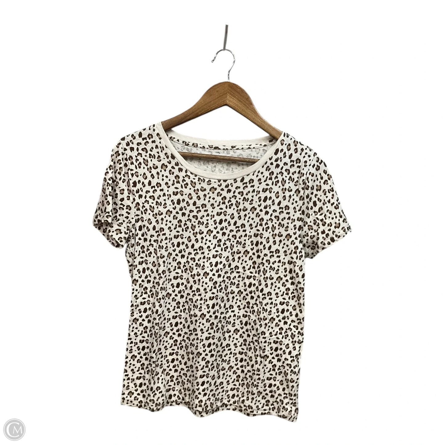 Top Short Sleeve By J. Crew In Animal Print, Size: S