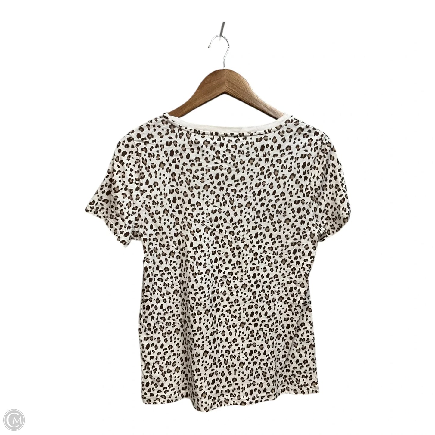 Top Short Sleeve By J. Crew In Animal Print, Size: S
