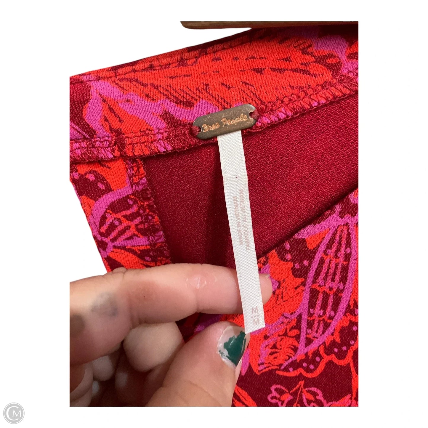 Top Long Sleeve By Free People In Red, Size: M