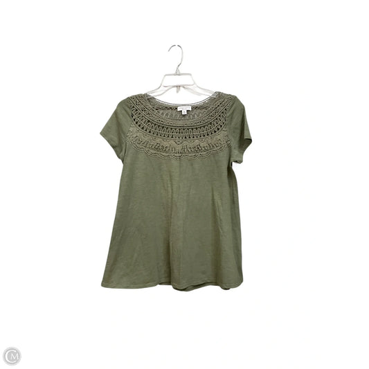 Maternity Top Short Sleeve By Liz Lange Maternity, Size: Xs