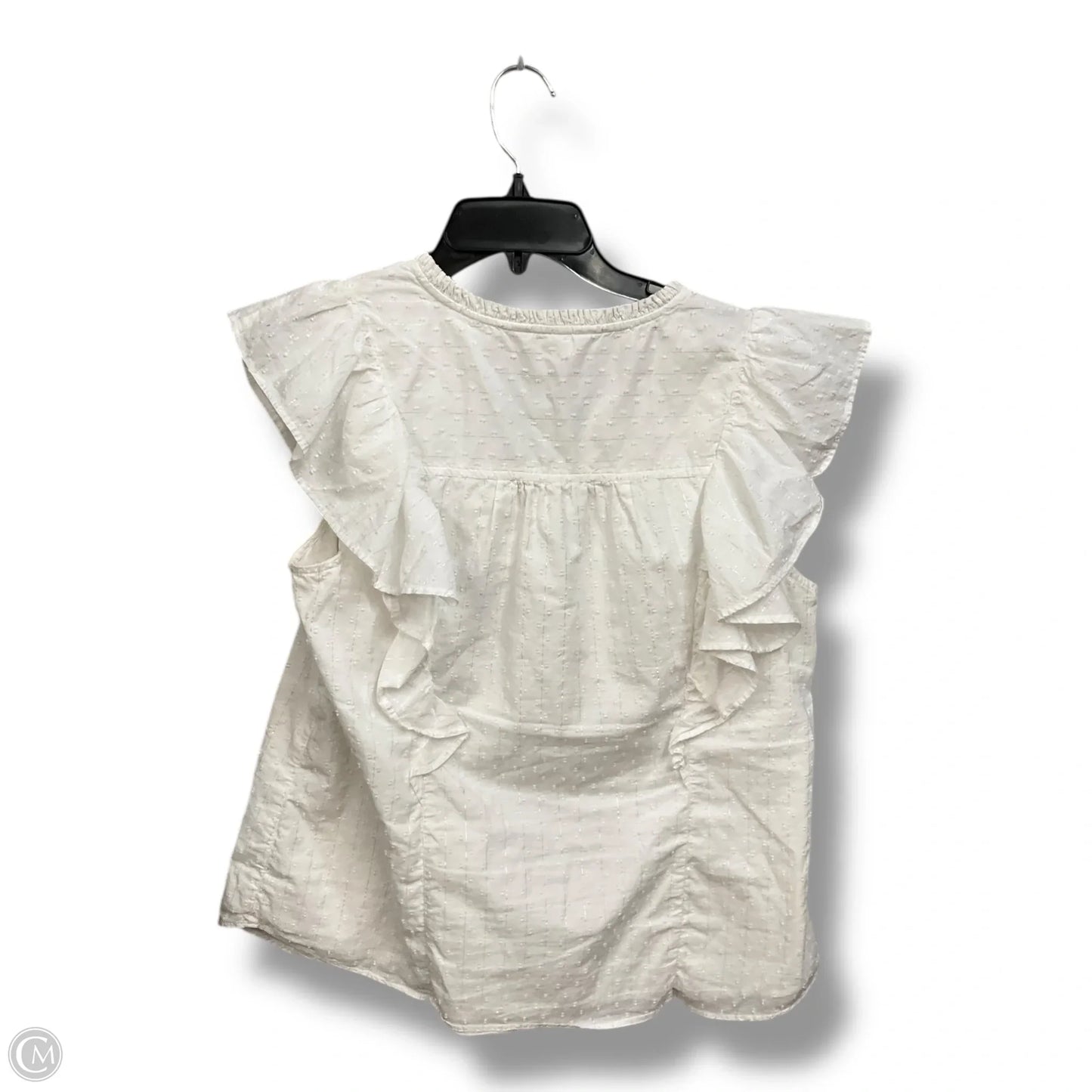 Top Sleeveless By Lc Lauren Conrad In White, Size: M