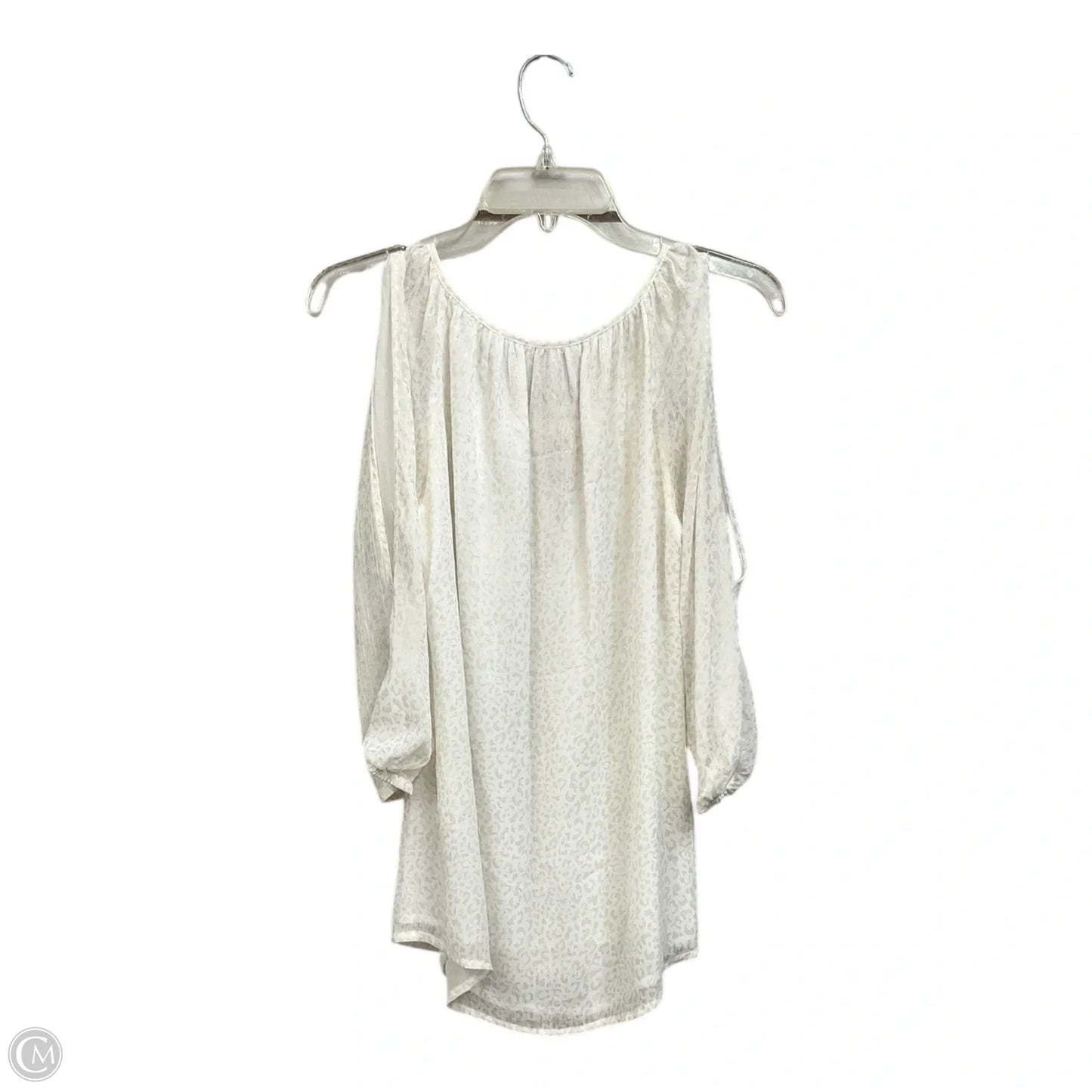 Top Long Sleeve By Cache In Animal Print, Size: Xs