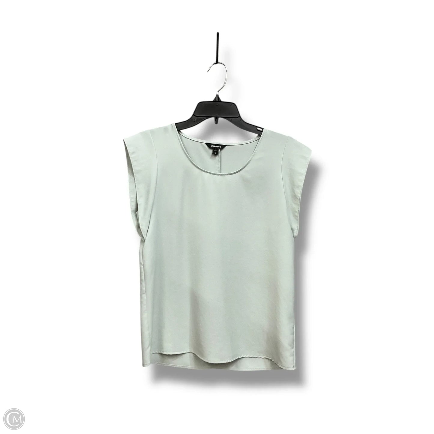 Top Sleeveless By Express In Green, Size: Xs