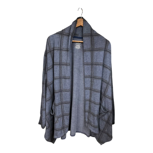 Cardigan By Cuddl Duds In Blue, Size: L