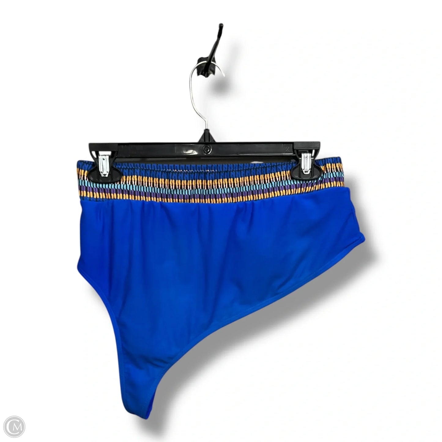 Swimsuit Top By Clothes Mentor In Blue, Size: Xl