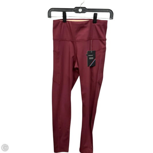 Athletic Pants By Clothes Mentor In Maroon, Size: Xs