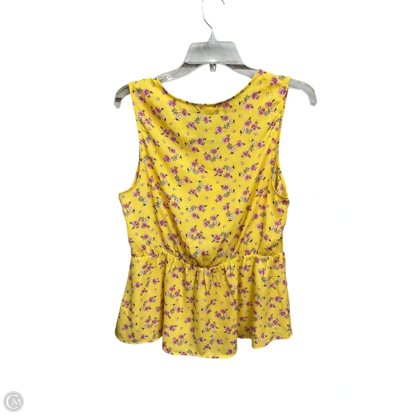 Top Sleeveless By Pleione In Floral Print, Size: M
