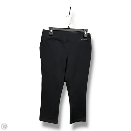 Athletic Capris By Eddie Bauer In Black, Size: M