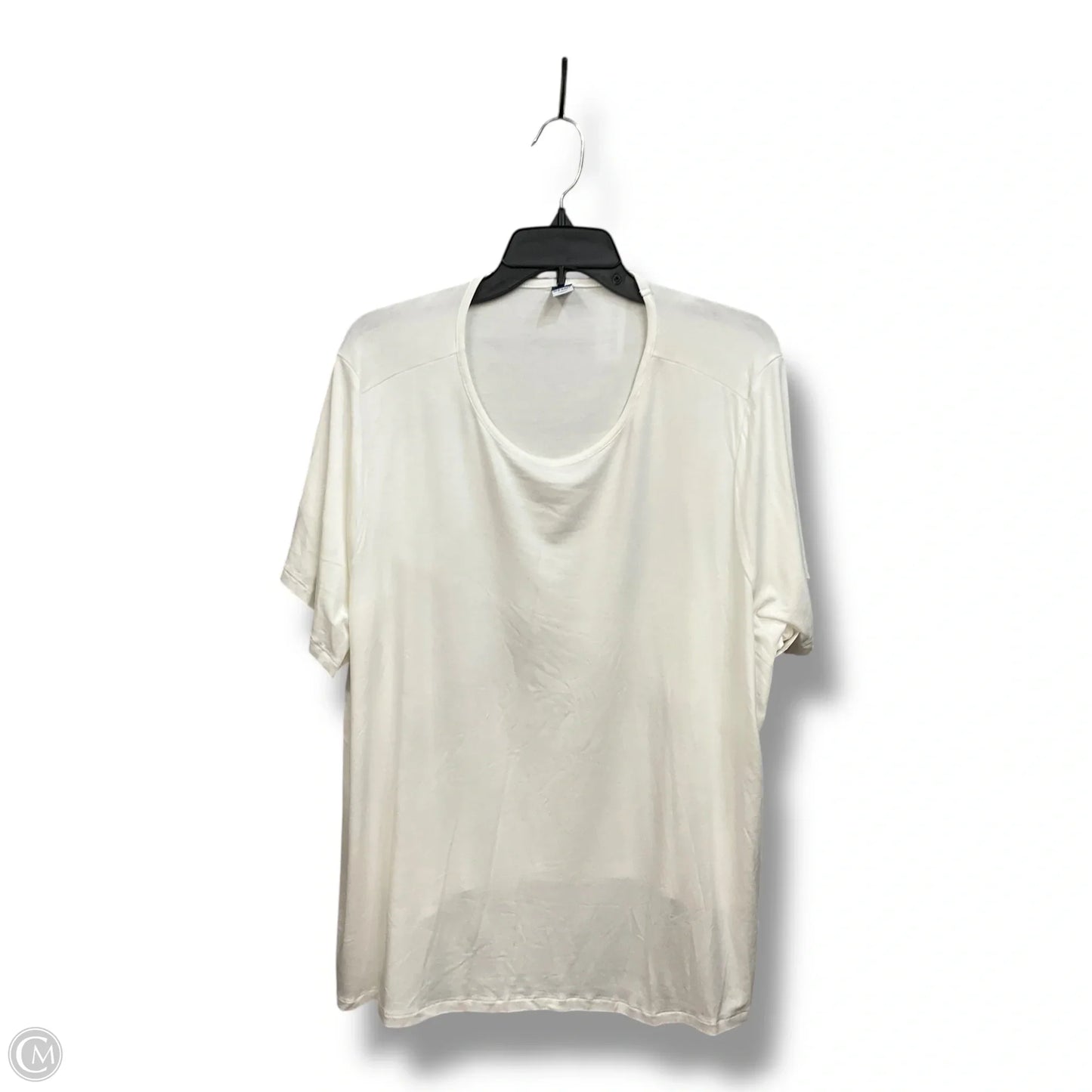 Top Short Sleeve By Old Navy In White, Size: 2x