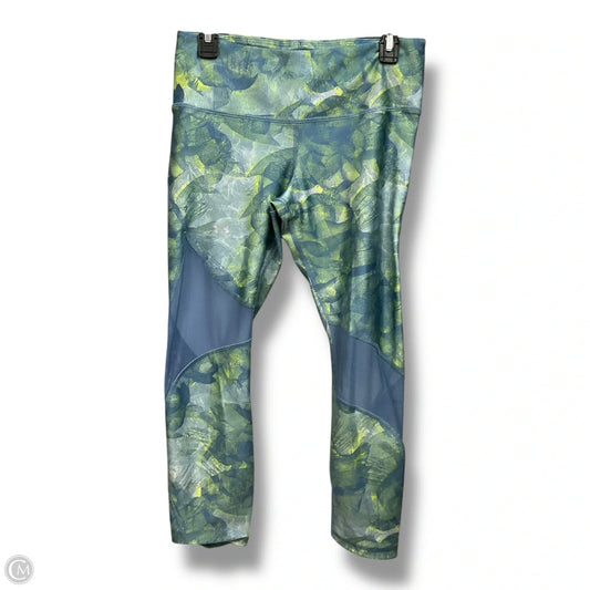 Athletic Capris By Under Armour In Blue, Size: L