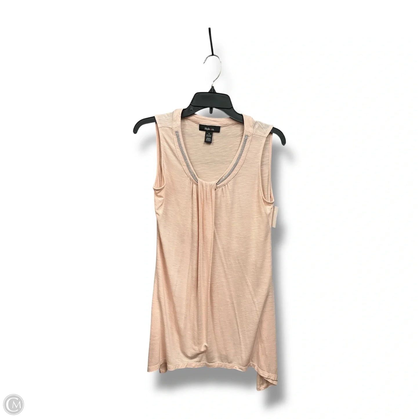Top Sleeveless By Style And Company In Pink, Size: S