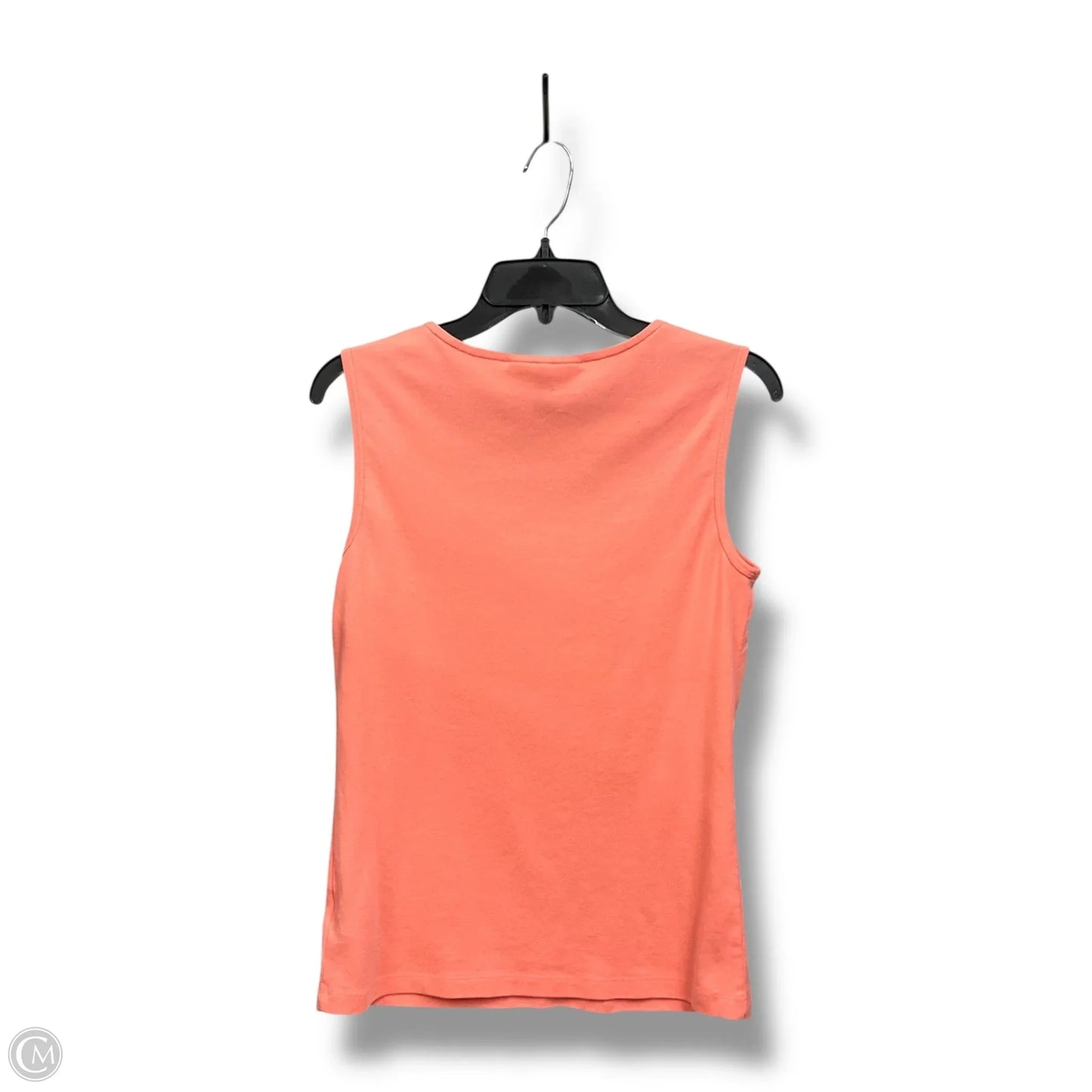 Top Sleeveless By Karen Scott In Peach, Size: M