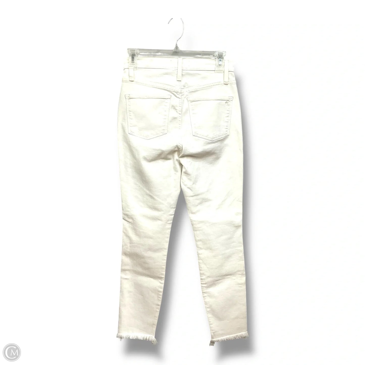 Jeans Skinny By Madewell In White, Size: 2
