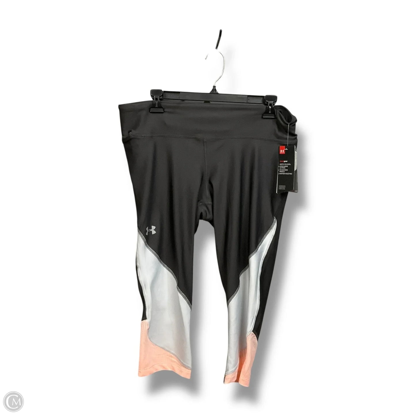 Athletic Capris By Under Armour In Grey, Size: Xl