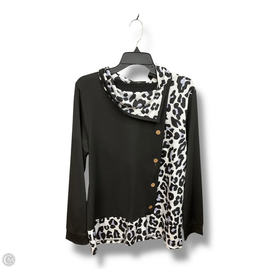 Top Long Sleeve By Clothes Mentor In Animal Print, Size: Xl