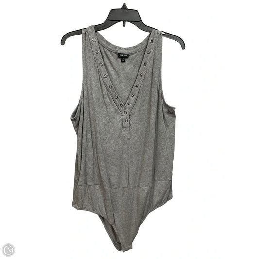 Bodysuit By Torrid In Grey, Size: 3x