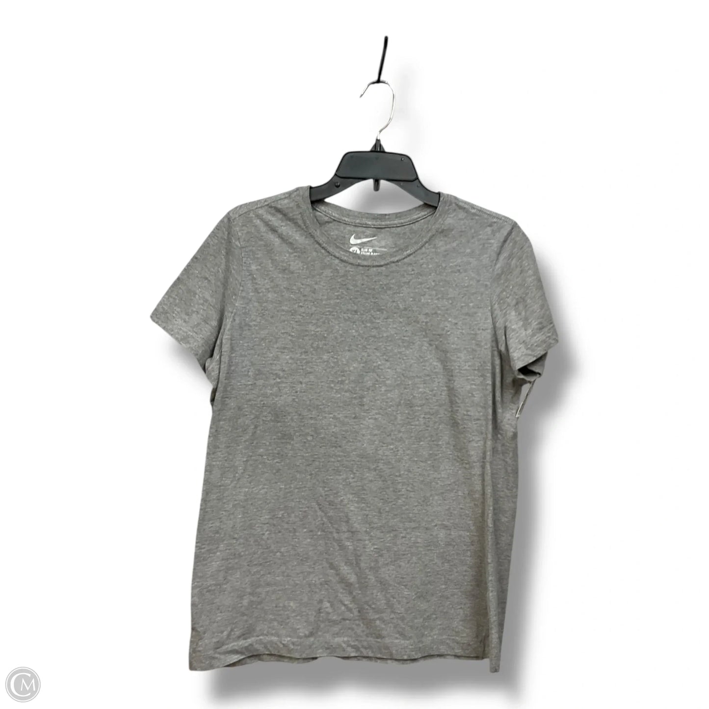 Athletic Top Short Sleeve By Nike Apparel In Grey, Size: Xl