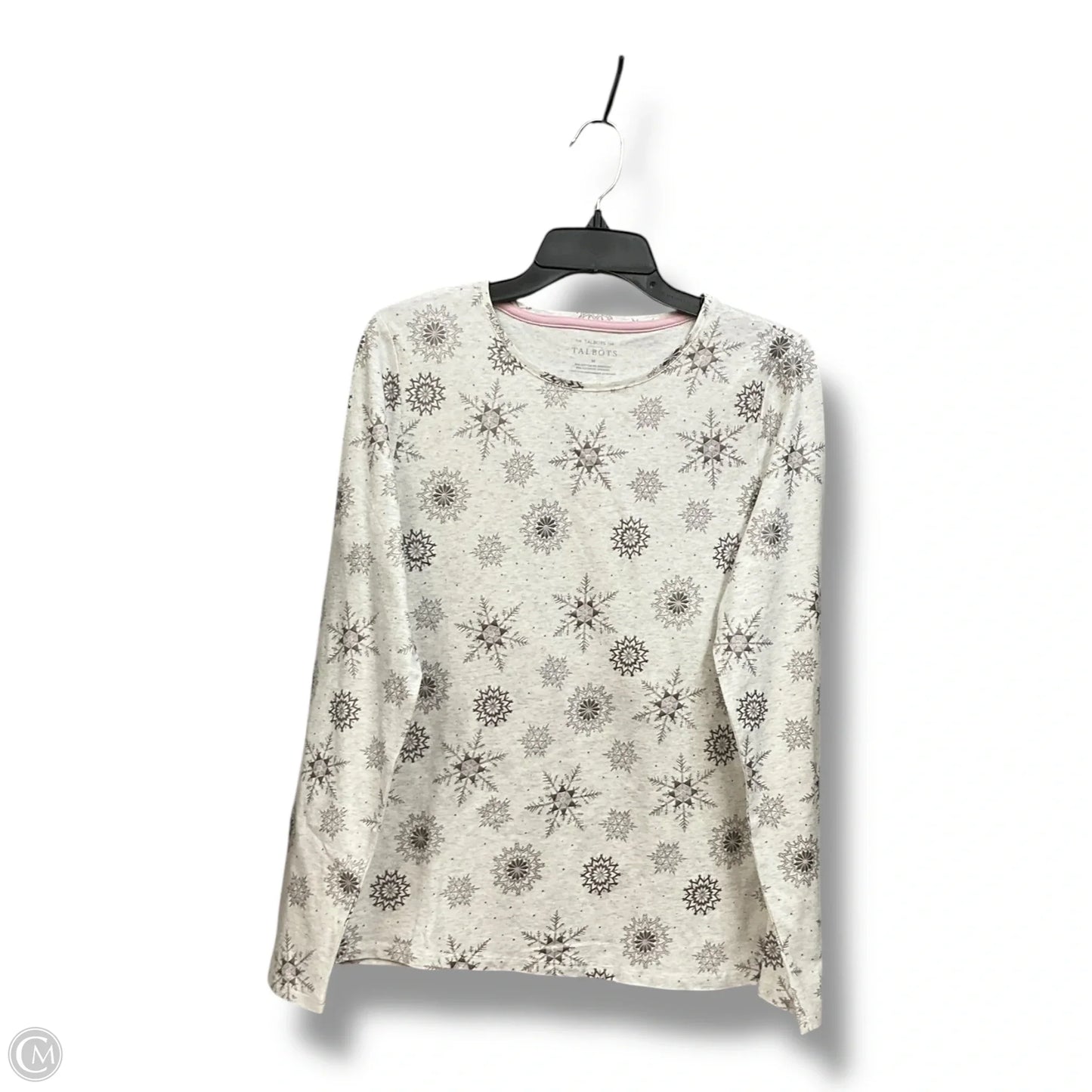 Top Long Sleeve By Talbots In Grey, Size: M