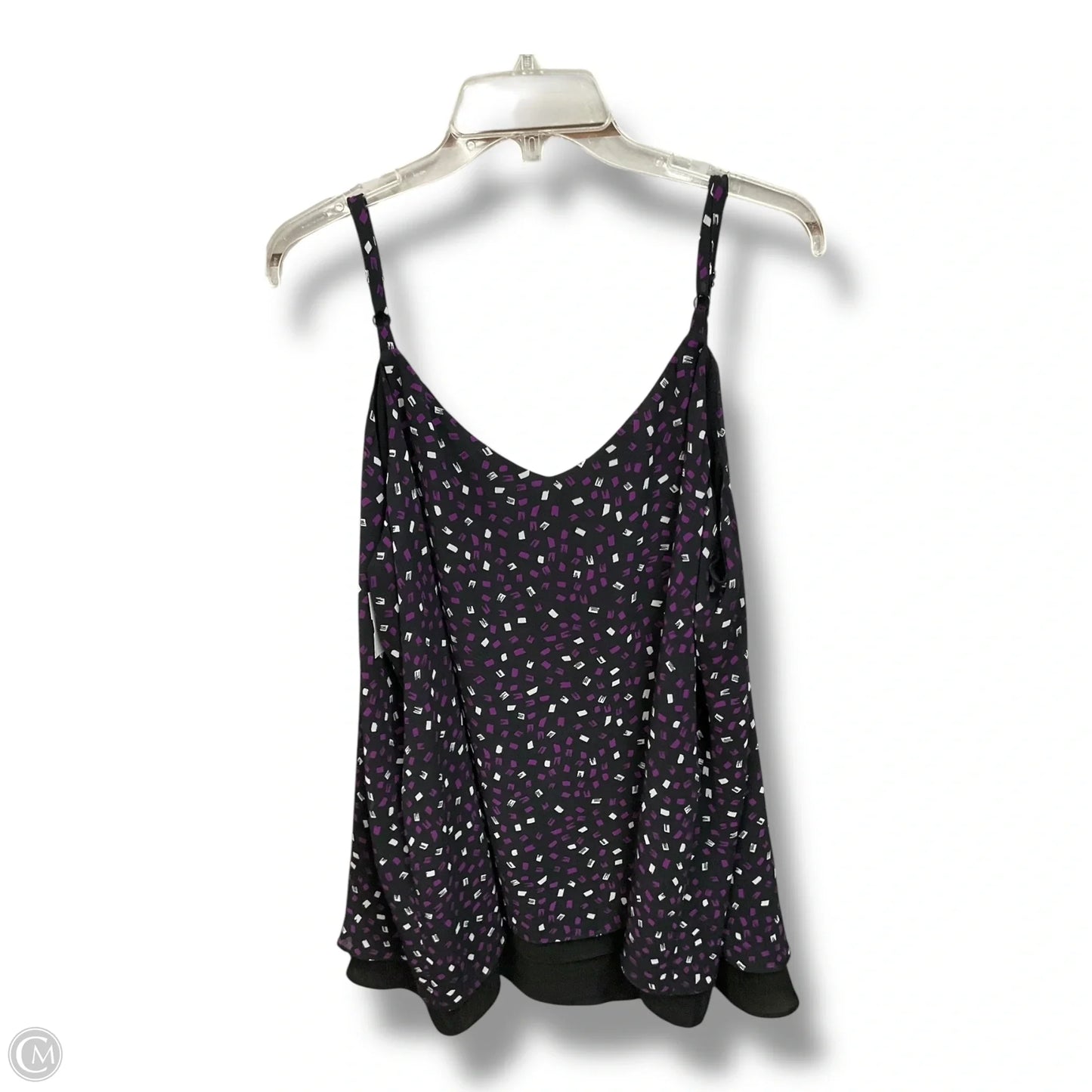 Top Cami By Torrid In Black & Purple, Size: 3x