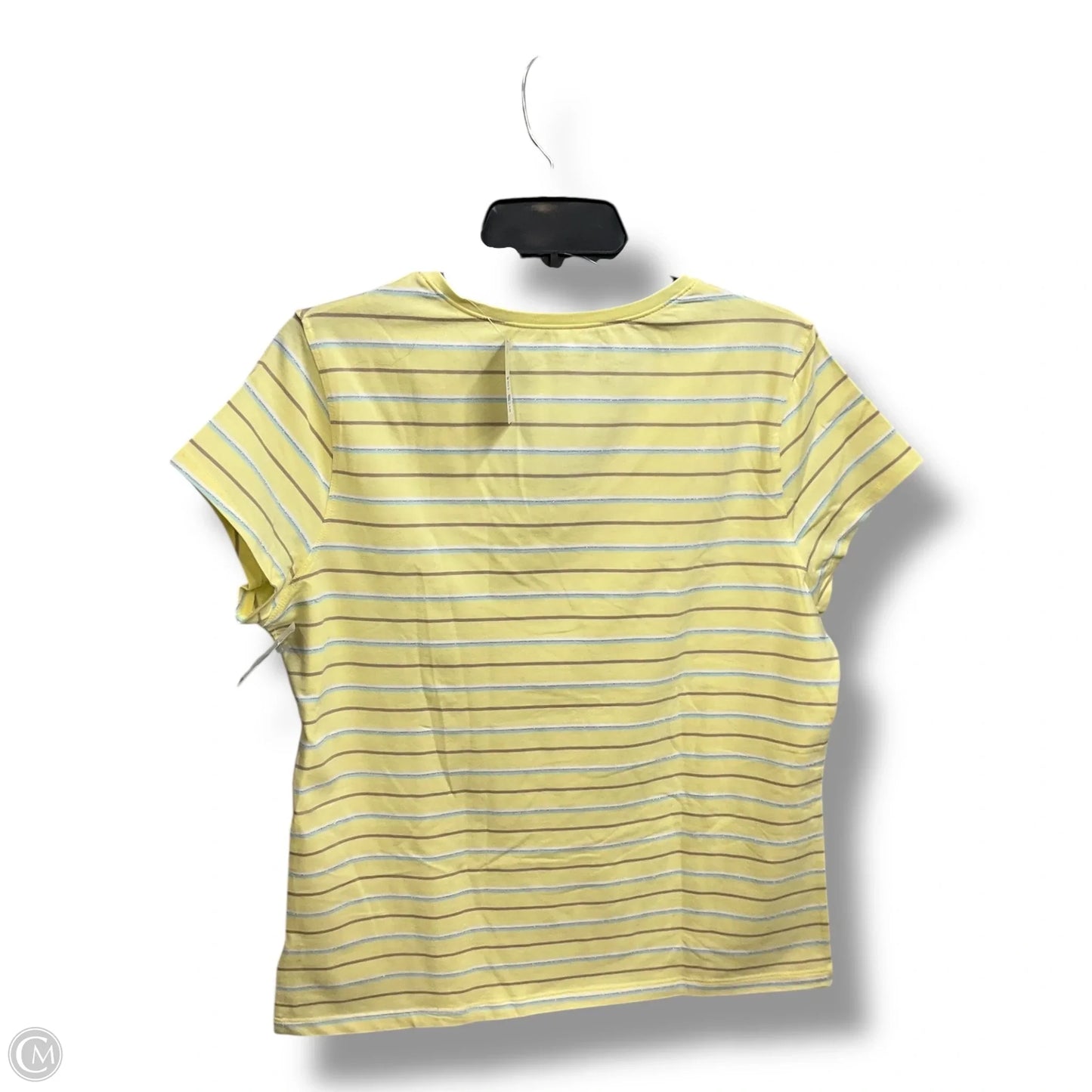 Top Short Sleeve By Sonoma In Yellow, Size: Xl