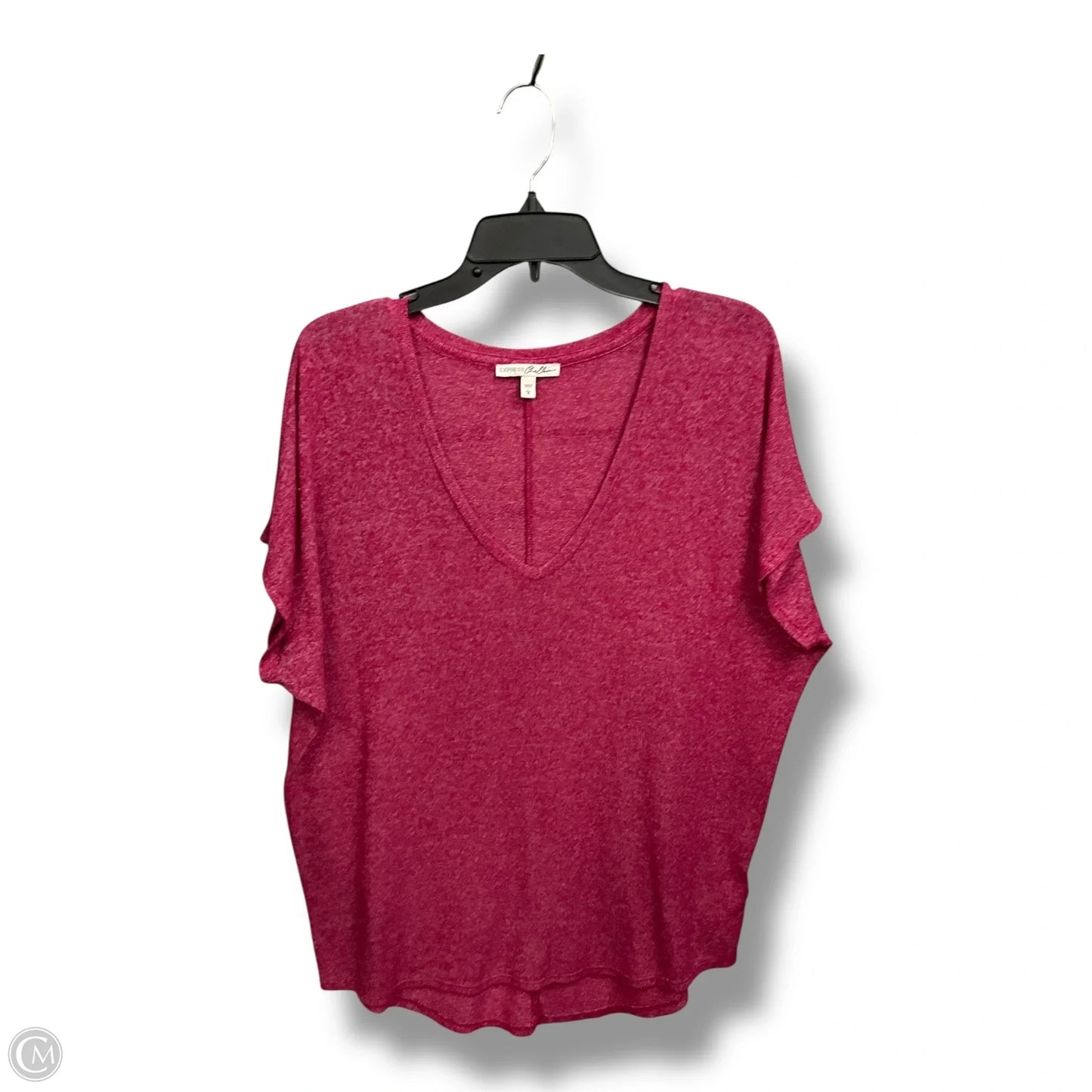 Top Short Sleeve By Express In Red, Size: L