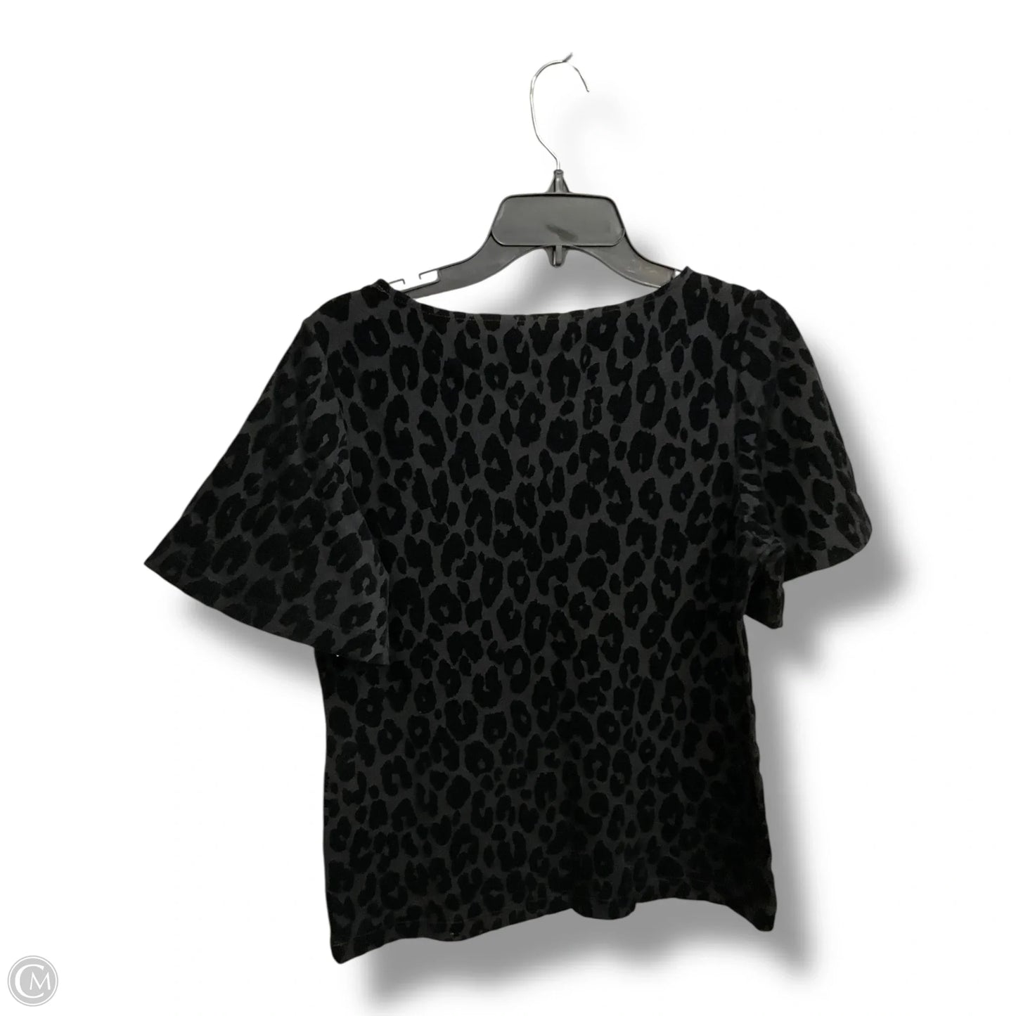 Top Short Sleeve By Ann Taylor In Animal Print, Size: M
