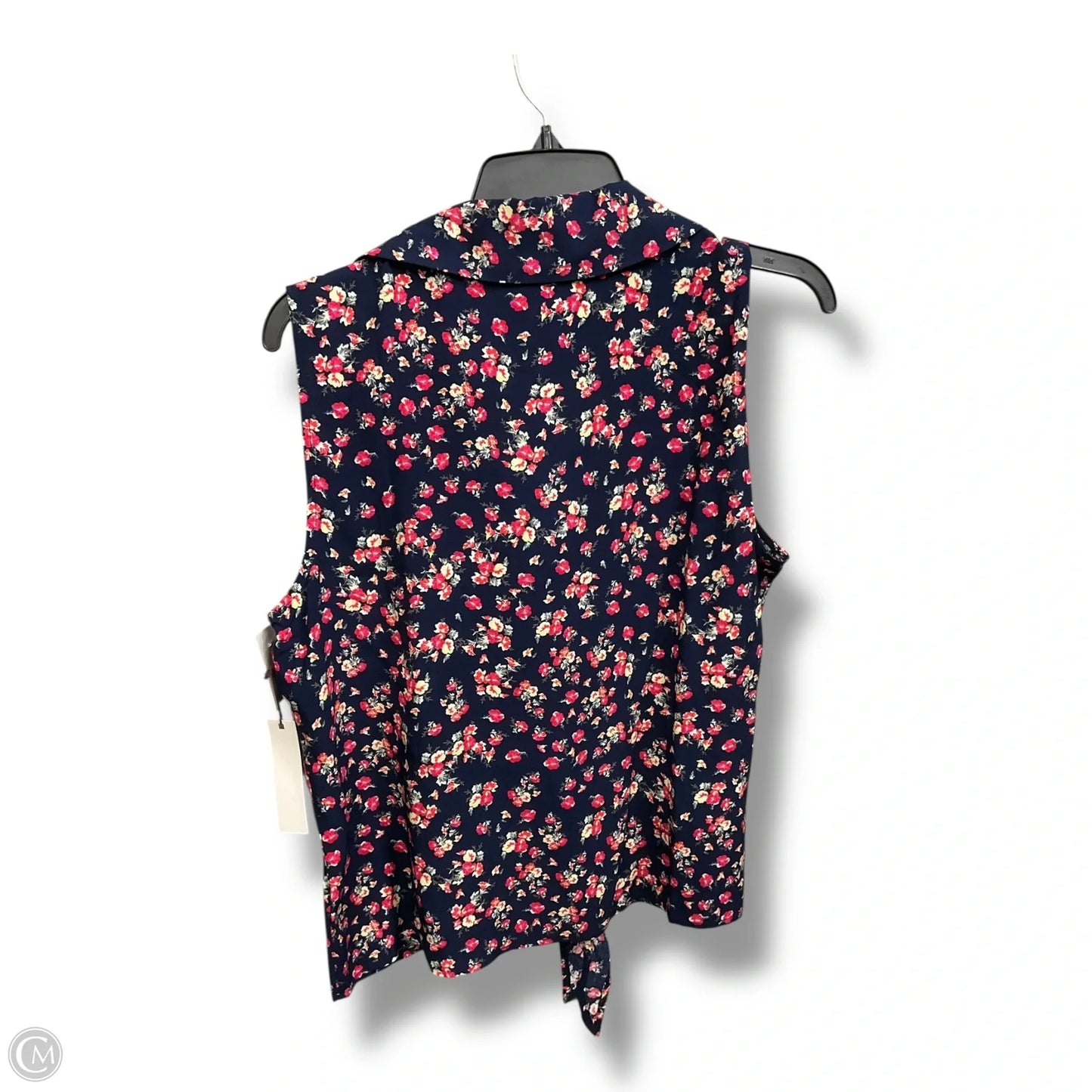 Top Sleeveless By Crosby In Floral Print, Size: L