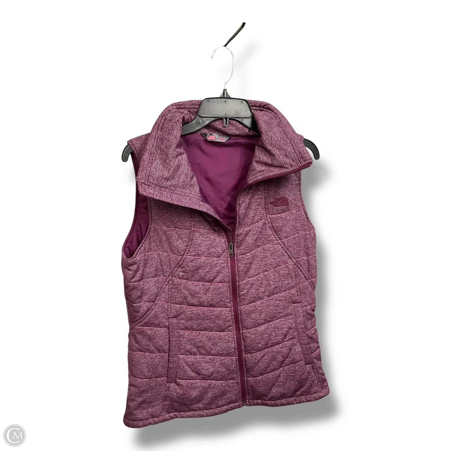 Vest Puffer & Quilted By The North Face In Purple, Size: L