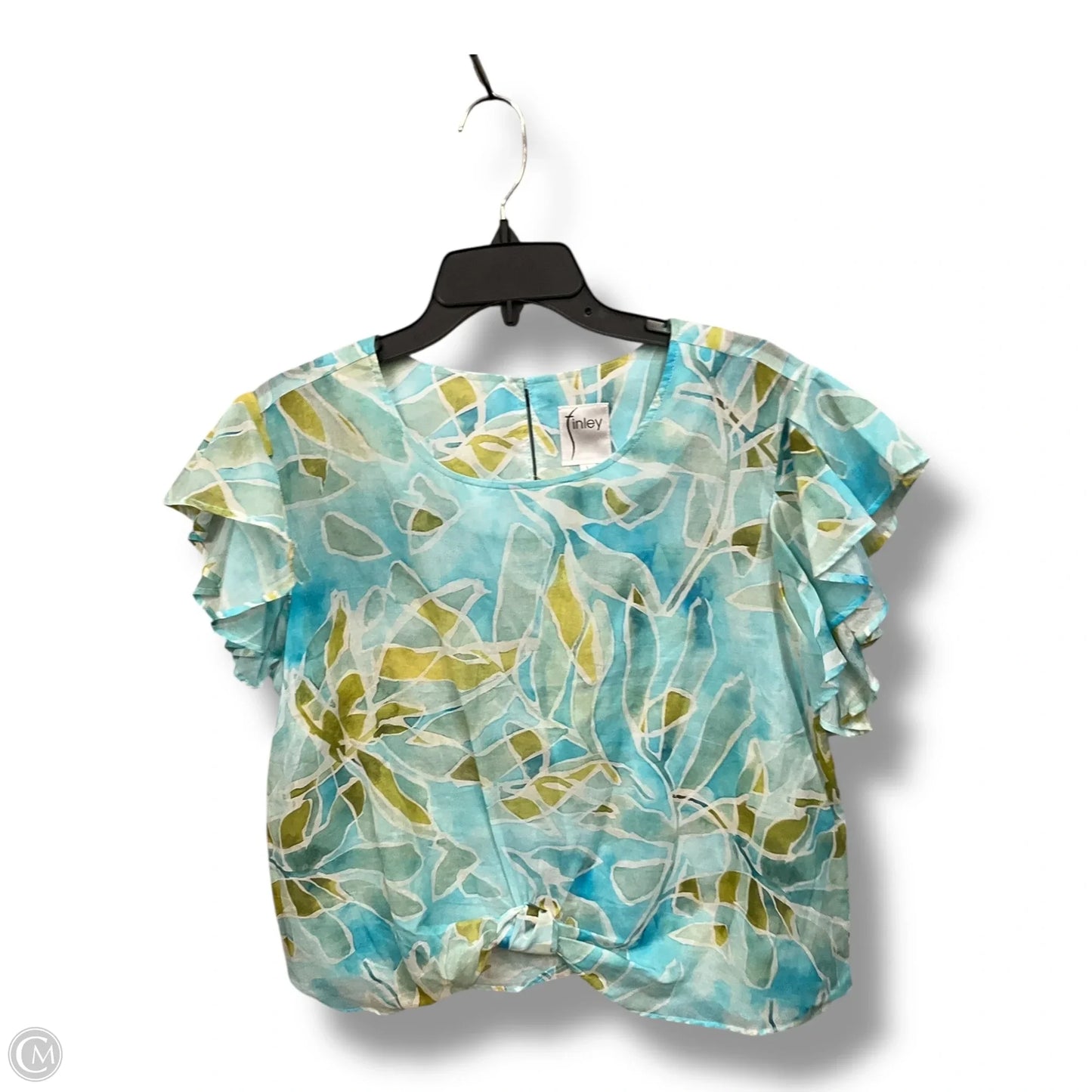 Top Short Sleeve By Clothes Mentor In Blue, Size: L