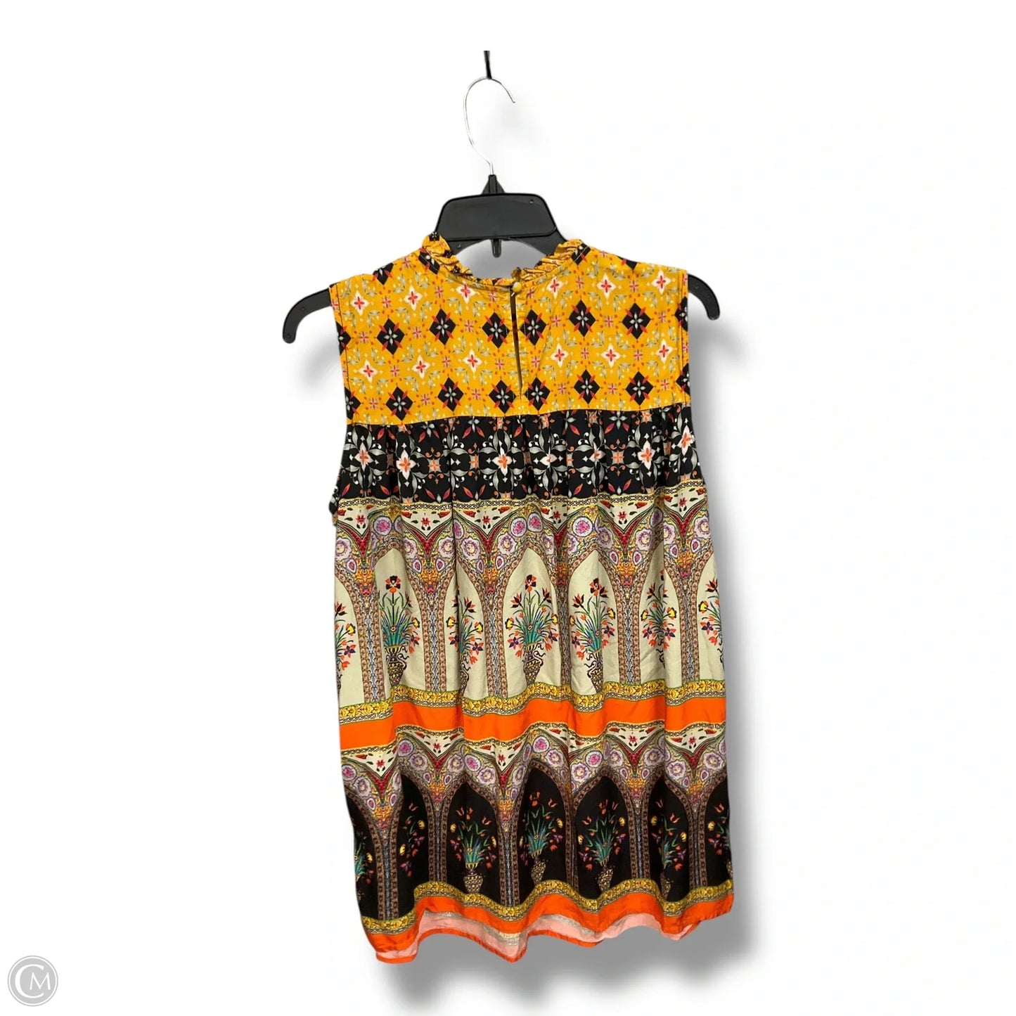 Tunic Sleeveless By Conditions Apply In Multi-colored, Size: M