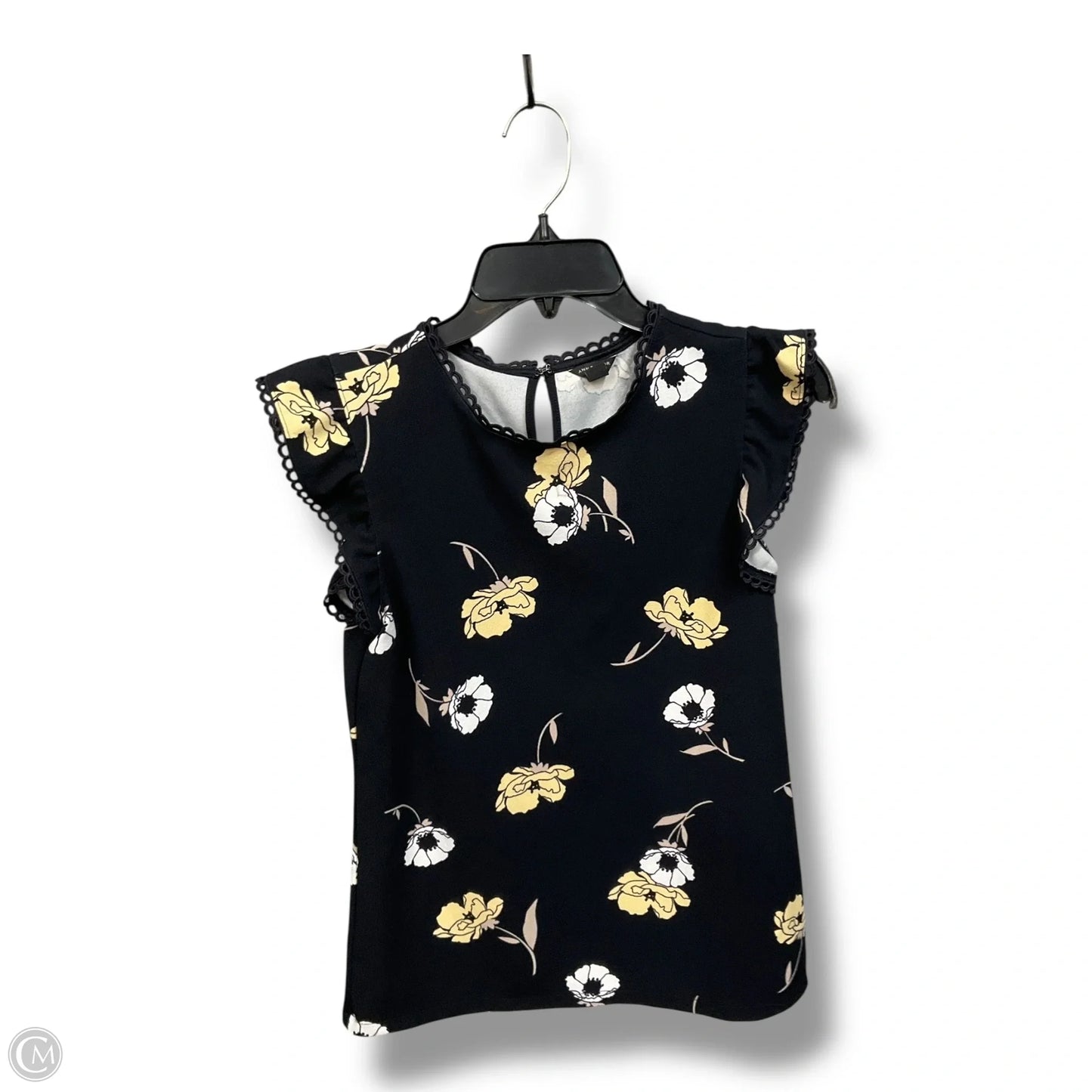 Top Sleeveless By Ann Taylor In Floral Print, Size: Xs