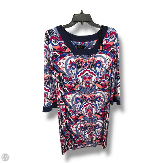 Dress Casual Midi By Laundry In Multi-colored, Size: M