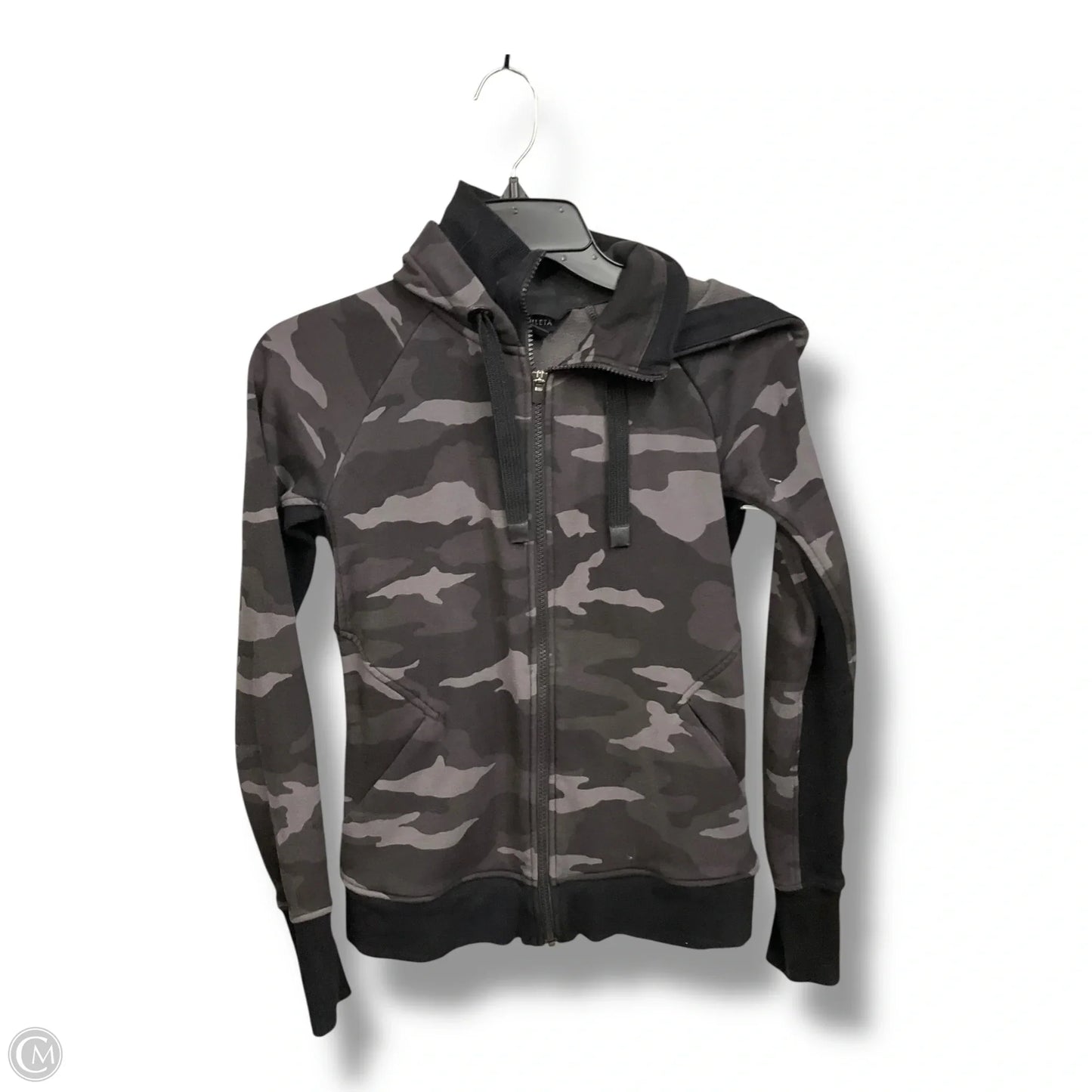 Athletic Jacket By Athleta In Camouflage Print, Size: Xs