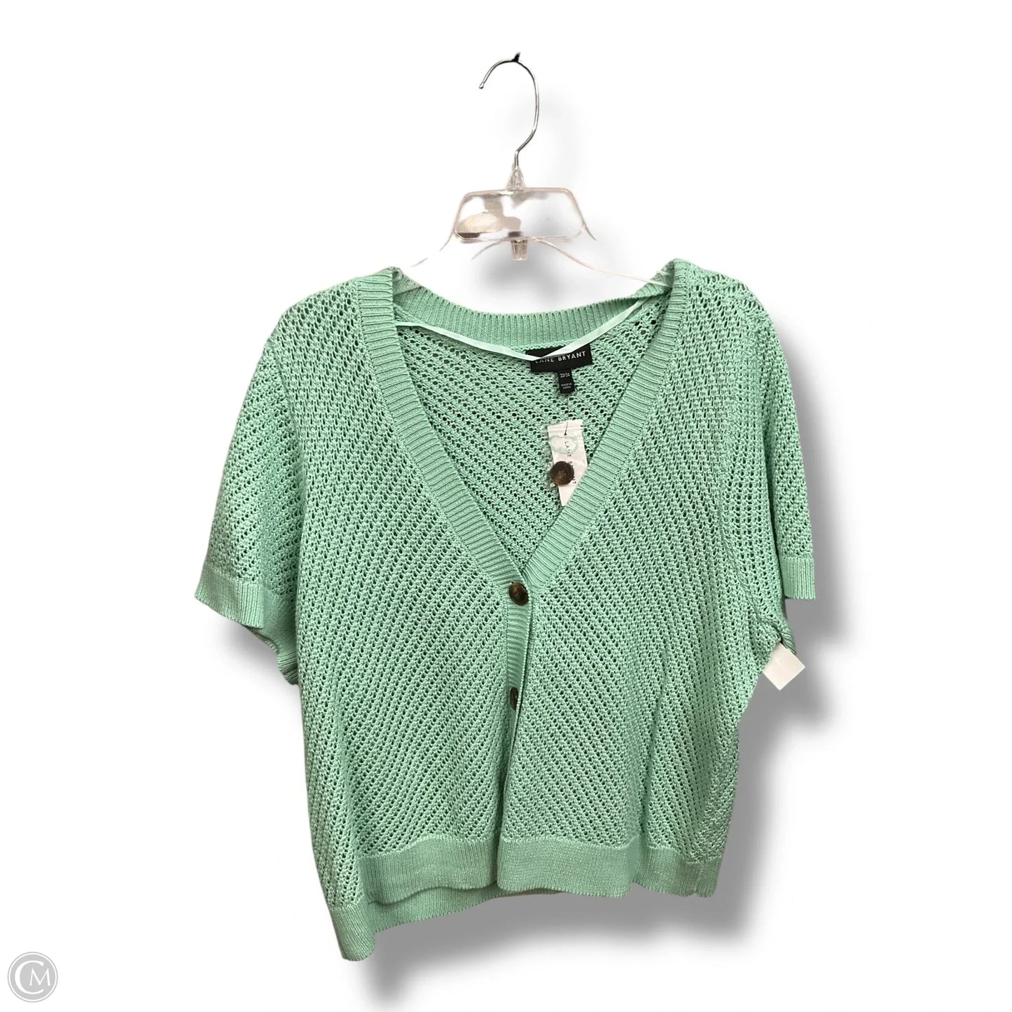 Cardigan By Lane Bryant In Green, Size: 3x