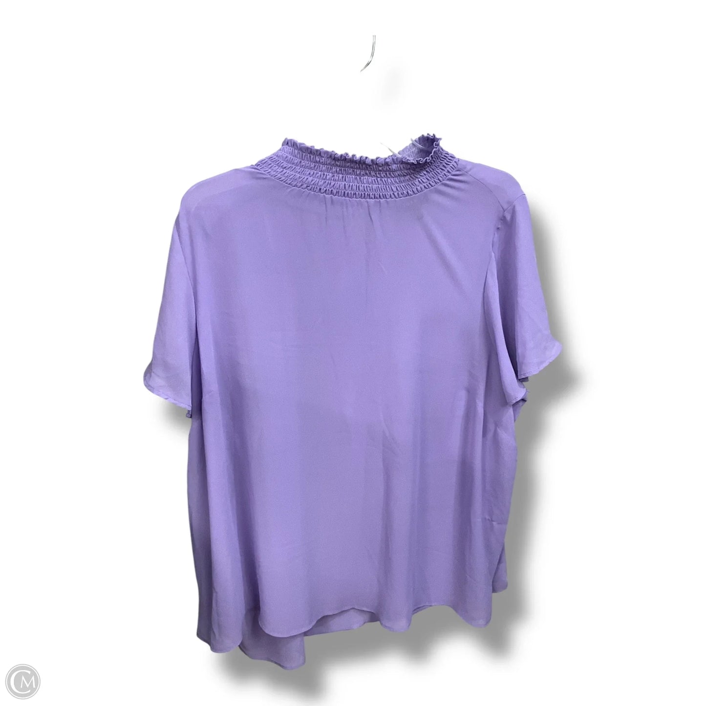 Top Short Sleeve By Torrid In Purple, Size: 2x