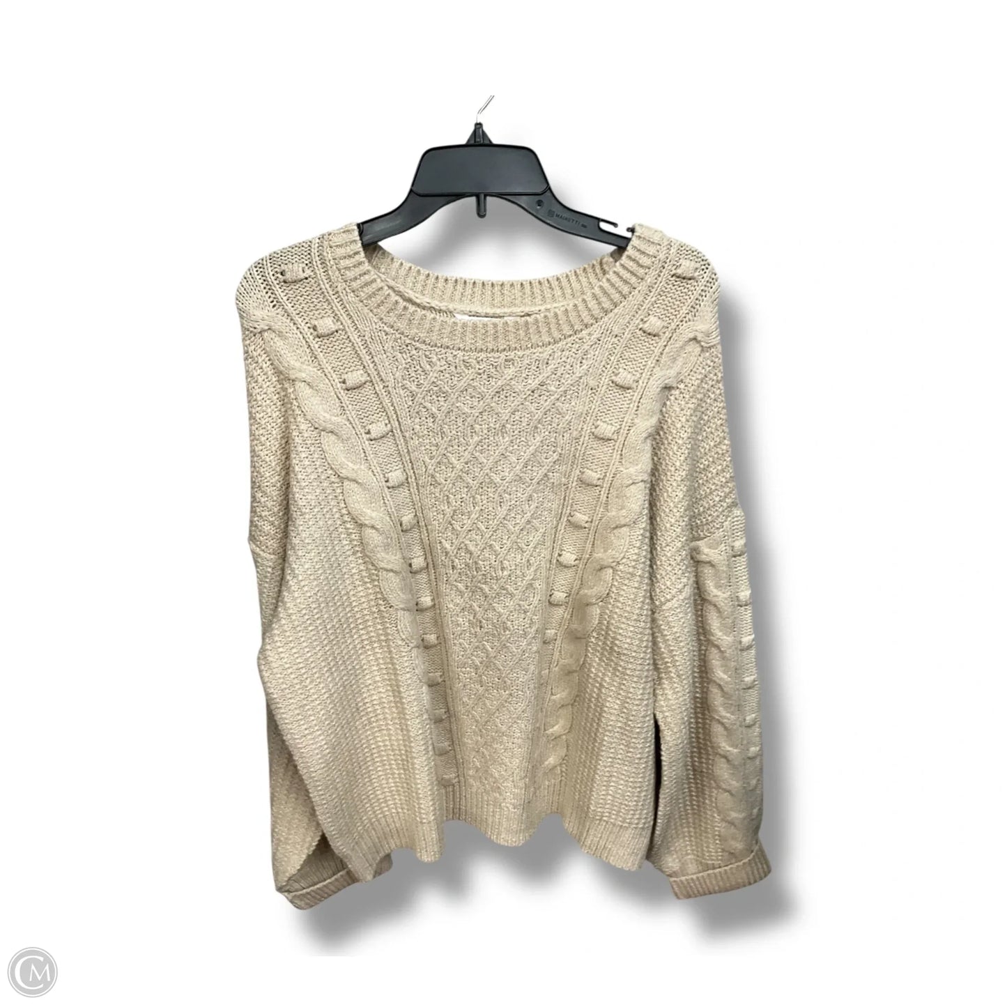 Sweater By Time And Tru In Tan, Size: Xl