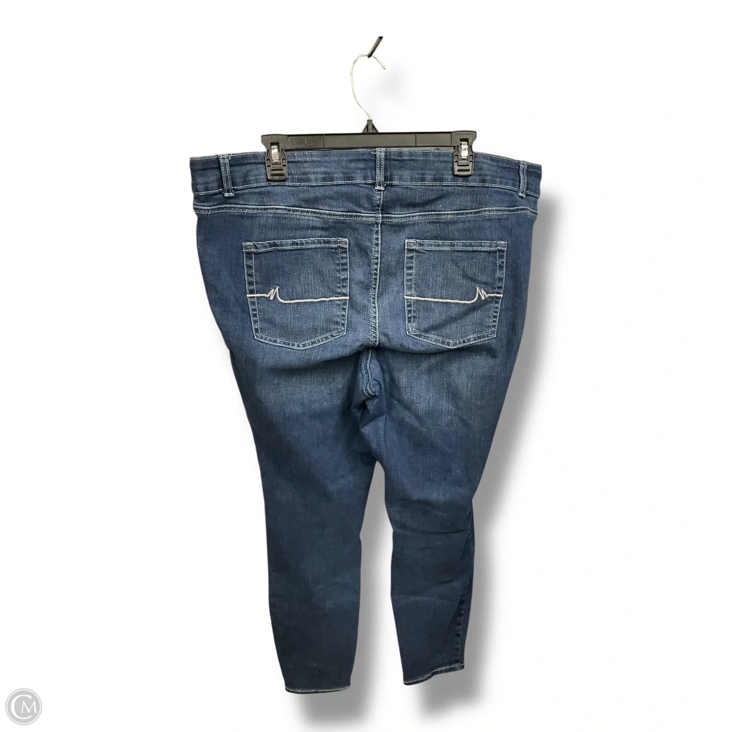 Jeans Skinny By Maurices In Blue Denim, Size: 18