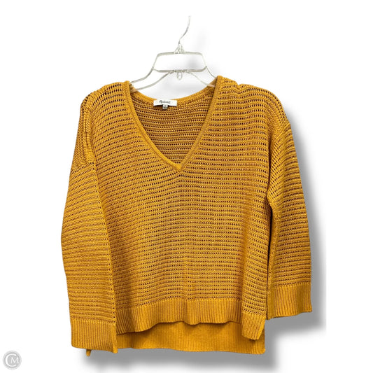 Sweater By Madewell In Yellow, Size: Xs