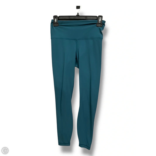 Athletic Capris By Yogalicious In Teal, Size: Xs