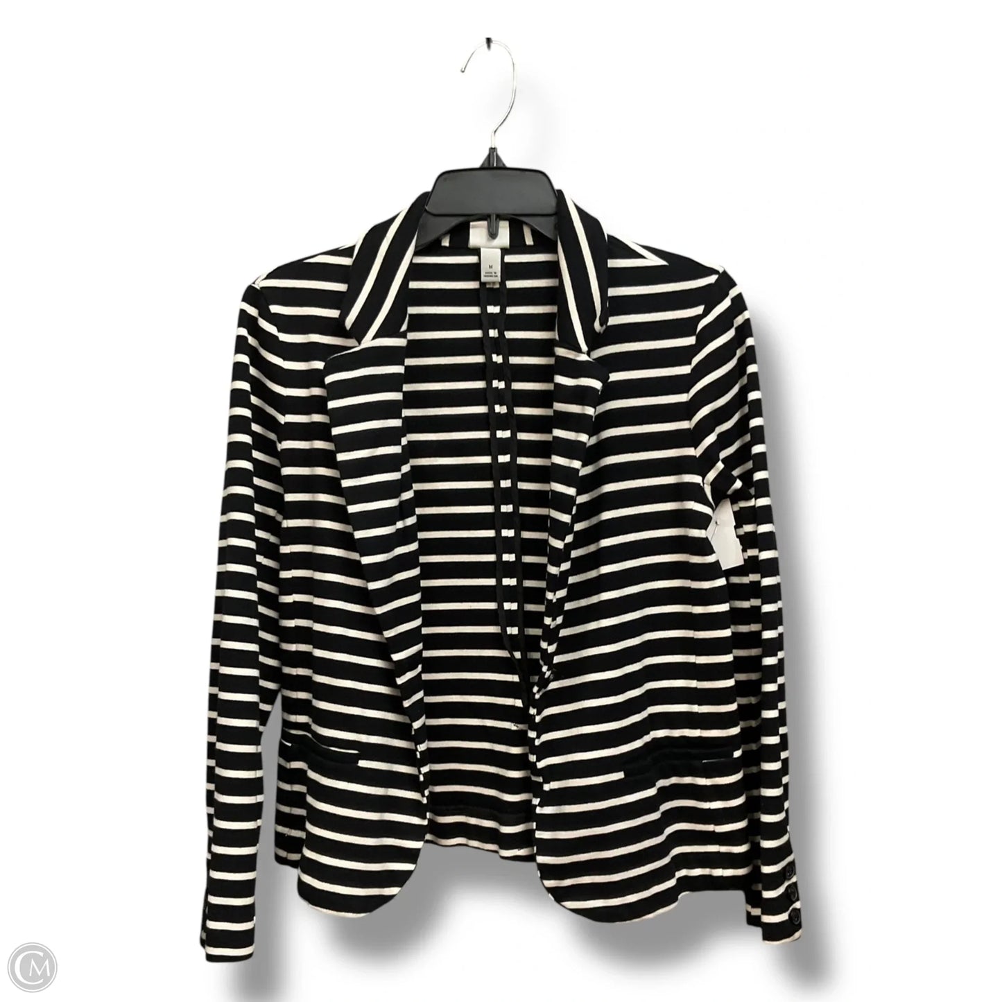 Blazer By A New Day In Striped Pattern, Size: M