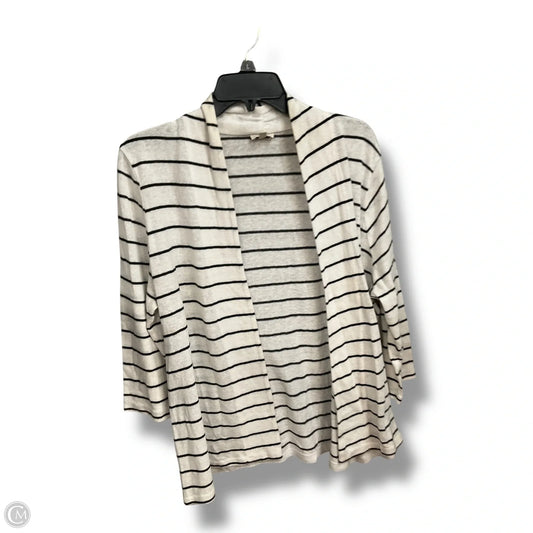 Cardigan By Talbots In Striped Pattern, Size: Lp