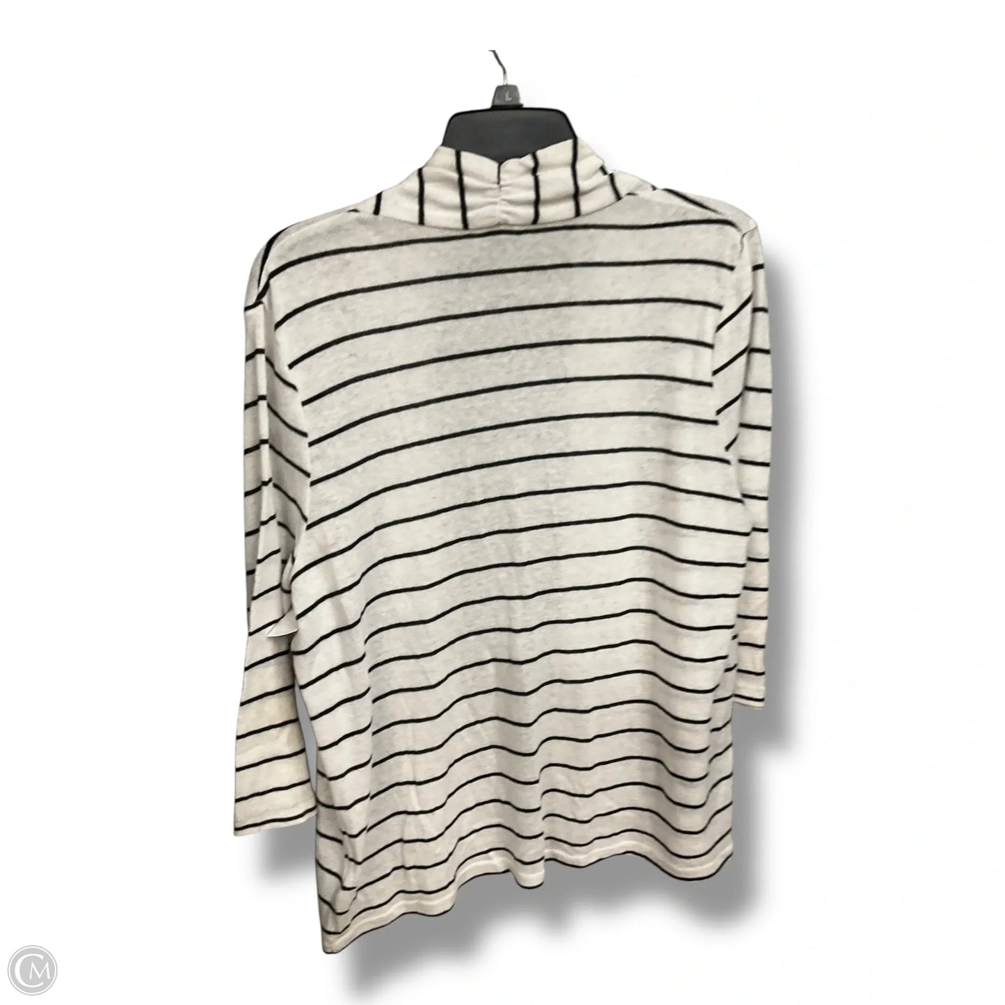 Cardigan By Talbots In Striped Pattern, Size: Lp