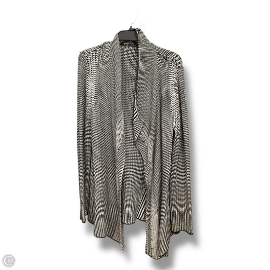 Cardigan By Limited In Black & White, Size: L