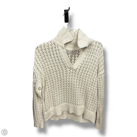 Sweater By Loft In White, Size: M