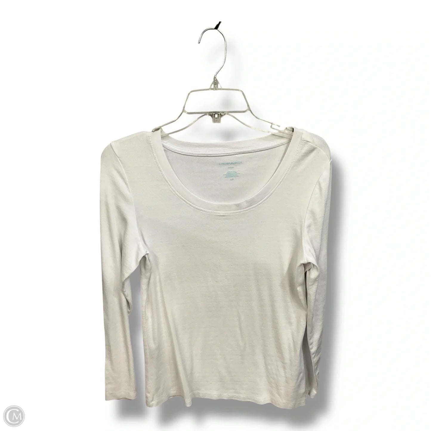 Top Long Sleeve By Cynthia Rowley In White, Size: L