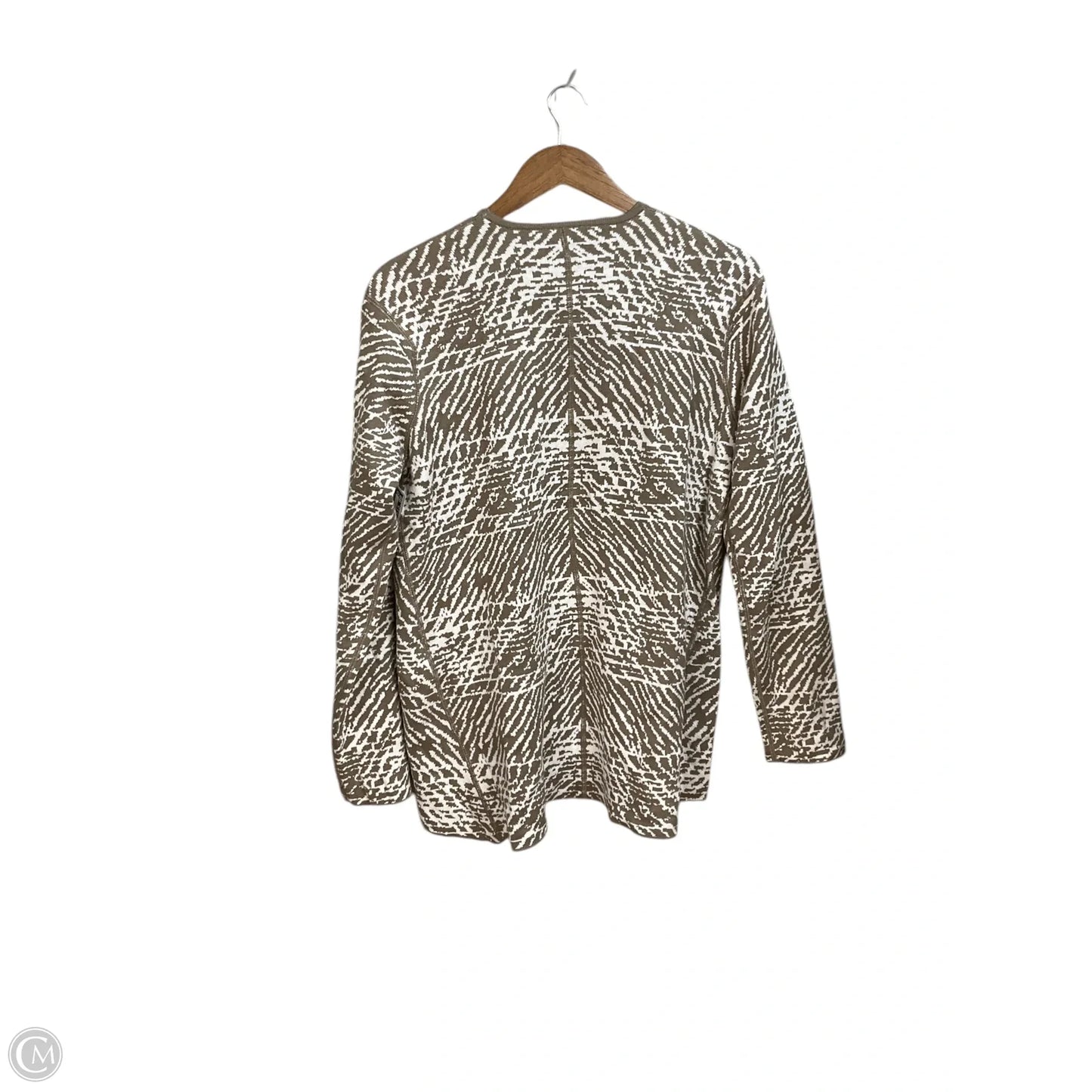 Cardigan By Cmc In Geometric Pattern, Size: L