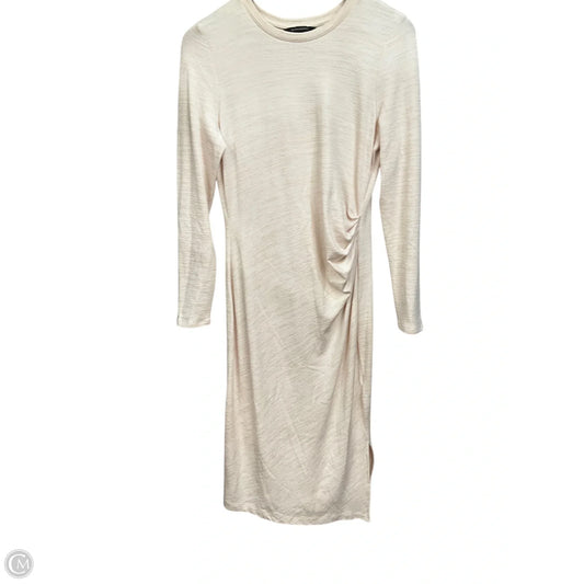 Dress Casual Maxi By Banana Republic In Cream, Size: S