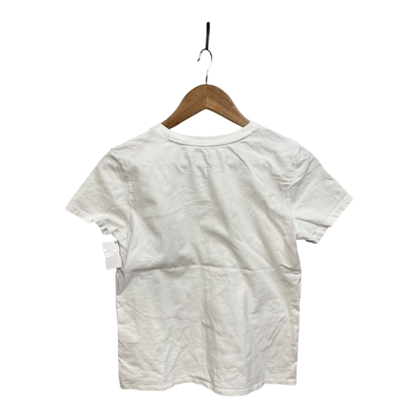 Top Short Sleeve By Levis In White, Size: M