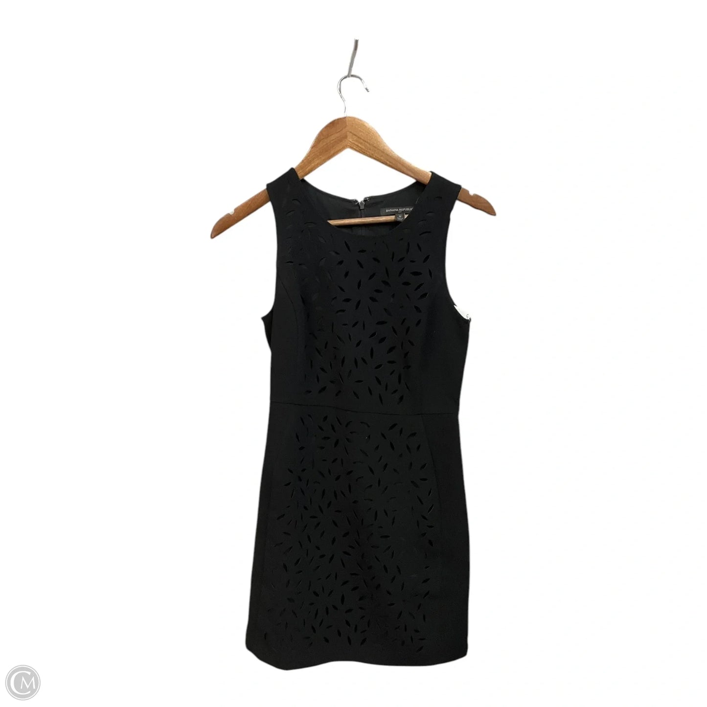 Dress Casual Midi By Banana Republic In Black, Size: S